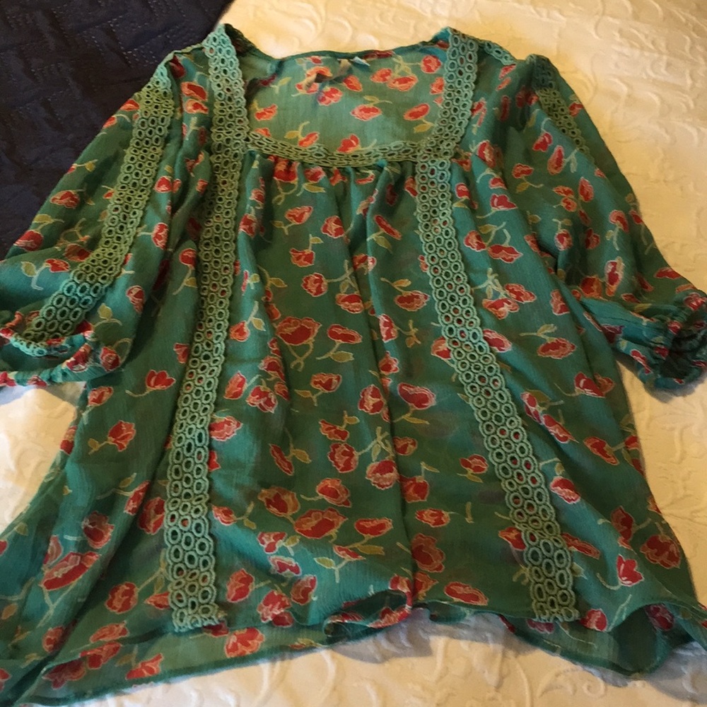 Lauren Conrad sheer top